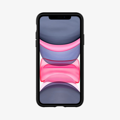 075CS27135 - iPhone 11 Pro Max Case Ultra Hybrid in crystal clear showing the back